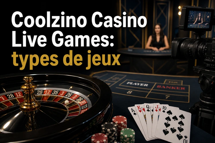 Coolzino Casino Live Games: types possibles de jeux