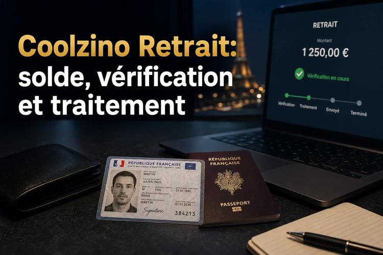 Coolzino Retrait: solde, vérification et traitement